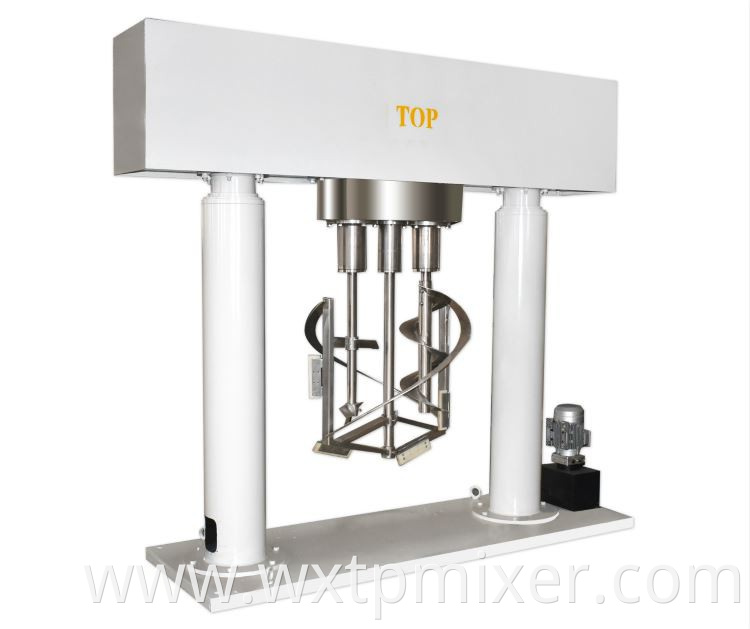 Three Axis Double Column Hydraulic Lift Dispersion Mixer2